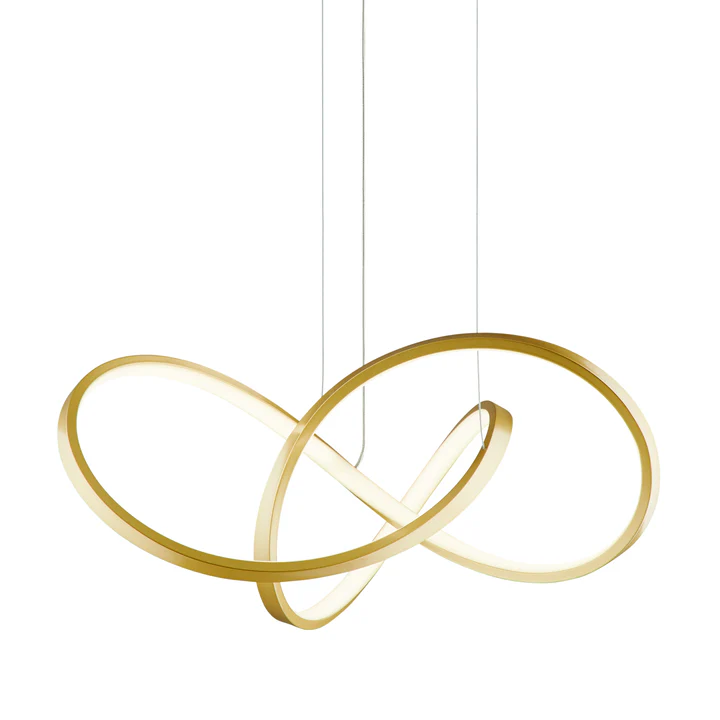 Knotted Dimmable LED Chandelier in Sandy Gold – Satgart Exclusive - Image 2